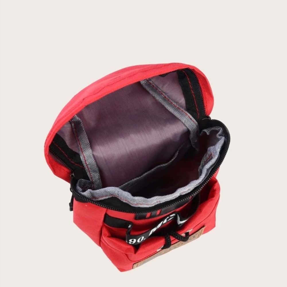 Drawstring decor sling bag - Picture 3 of 4